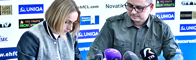 NOVATIK, sponsor al echipei de handbal feminin CSM Bucuresti